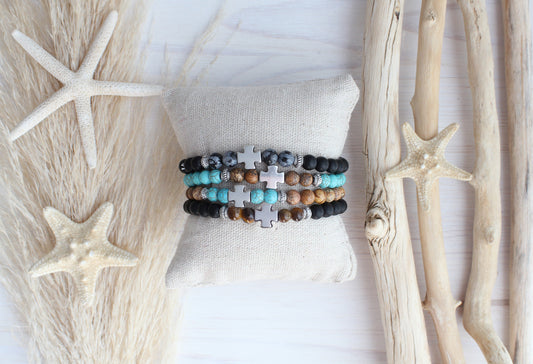 Pulsera Hombre Cruz