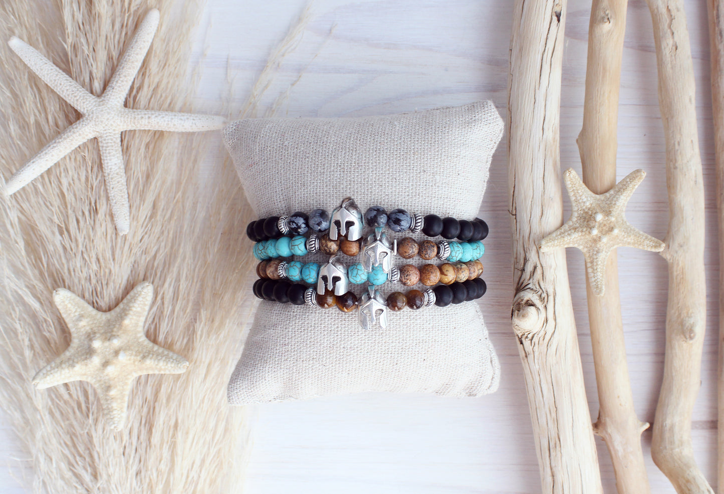 Pulsera Hombre Piedra Yelmo