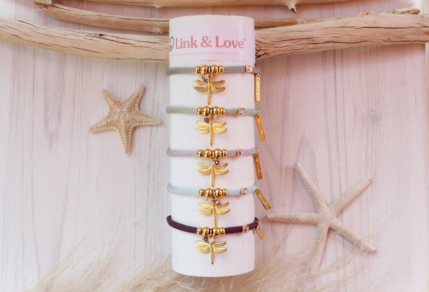 Pulsera Libelula Elastic Swarovski