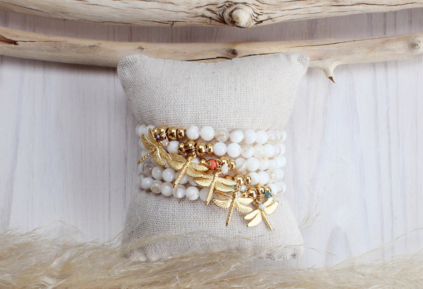 Pulsera Libelula Nacar