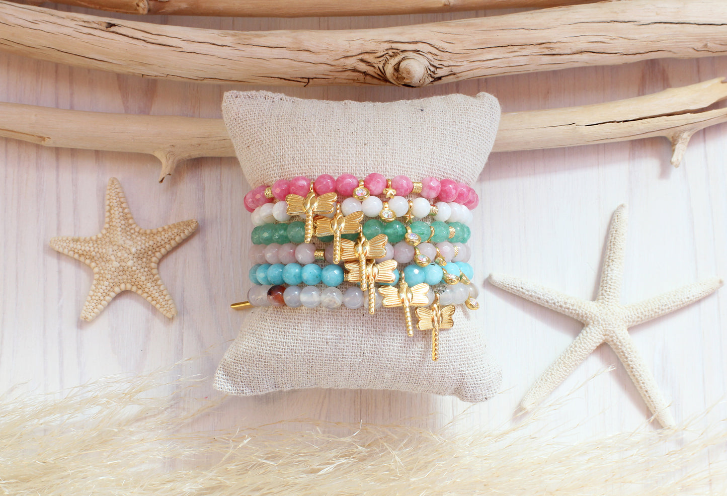 Pulsera Libelula Swarovski Piedra
