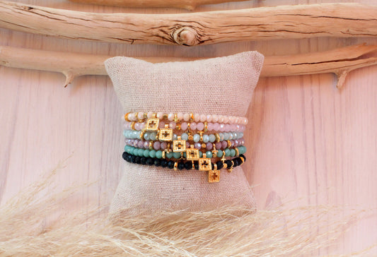 Pulsera Mini Cristal Cruz