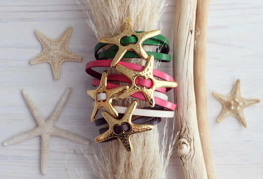 Pulsera Starfish Cuero