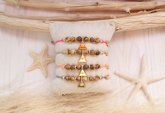 Pulsera Boho Triangulo